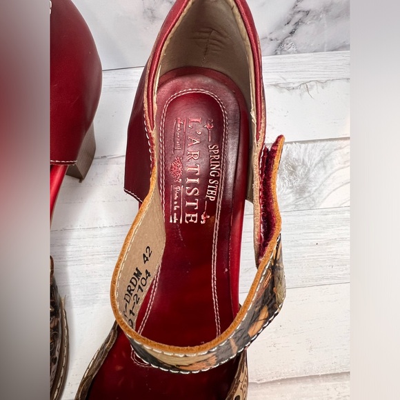 Spring Step Sunset Mary Jane Pump in red / Pre owner - Picture 9 of 11